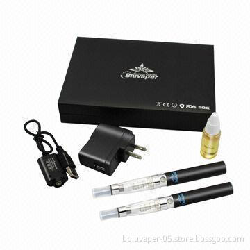 Standard Gift Box E-cigarettes, Customized Specifications Welcomed, 3.0-4.2V Output Voltage